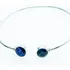 Bracelete Feminino Ajustável Prata 925 Com Pedra Natural