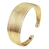 Bracelete Feminino Fios Banhado