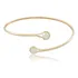 Bracelete Fino Pérola Delicado Semijóia Folheado A Ouro 18k