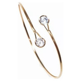 Bracelete Fino Zirconia Delicado