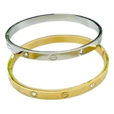 Bracelete Folheado A Ouro