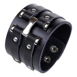 Bracelete H Preto Masculino