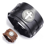 Bracelete Masculino Cruz Viking