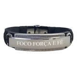 Bracelete Masculino Placa Fosco