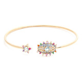 Bracelete Olho Mistico Cravejado