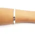 Bracelete Prata 925 Pura Feminino Liso 8 Gramas Economizar Comprimento 20 Cm Cor Prateado Diâmetro 6.5 Cm