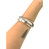 Bracelete Prateado Prata Blogueira