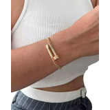 Bracelete Prego Colorido Cravejado