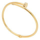 Bracelete Prego Cravejado Ouro