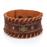 Bracelete Pulseira Couro Masculino