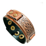 Bracelete Pulseira Couro Masculino