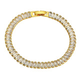 Bracelete Pulseira Feminina Folheado