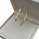Bracelete Pulseira Feminino Ouro