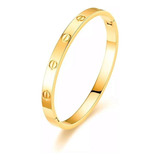 Bracelete Pulseira Love Folheado