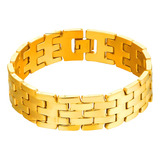 Bracelete Pulseira Masculina Grossa