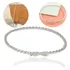 Bracelete Pulseira Oval Torcido Trabalhado Feminino Prata