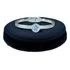 Bracelete Pulseira Trevo Aço Inoxidável Pedra Cristal Prata