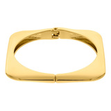 Bracelete Quadrado Macico Banhado