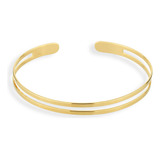 Bracelete Semijoia Fio Duplo