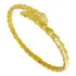 Bracelete Serpenti Ouro 18k 750 Cravejado Pulso Medio