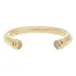 Bracelete Tubo Hannah Zircônias Folheado A Ouro 18k Piuka Comprimento 5 Cm Cor Dourado Diâmetro 56 Cm