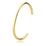 Bracelete Tubular Liso Aberto