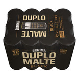 Brahma Duplo Malte Black 350ml - Pack C/12