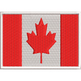Brasão Bordado Bandeira Canadá Moto Grupo P/ Macacão Ban61