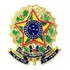 Brasão República Do Brasil 3cm Em Metal Folheado Ouro Lindo