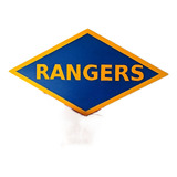 Brasão Usa Rangers Mdf 19 Cm X 10 Cm