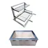 Braseiro 60x40   Kit Grill Flutuante Com Grelha Aramada Inox