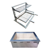 Braseiro 60x40 Kit Grill
