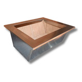 Braseiro Refratário 45cmx30cm Embutir Churrasqueira Gourmet