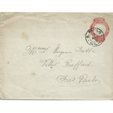 Brasil 1892 Envelope Postal