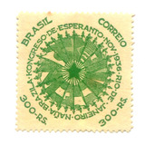 Brasil Selo C115 9º Cong Brasileiro Esperanto 1937 - L.6327