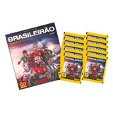 Brasileirão 2021 Kit Álbum + 50 Figurinhas (10 Env)