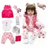Brastoy Bebê Reborn Bonecas Realista De Silicone Menina 48 Cm