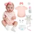 Brastoy Bebe Reborn Pintada Boneca De Silicone Realista Boneca Princesa 48cm