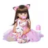 Brastoy Boneca Bebê Reborn Princesa Rosa 55cm Ig 520