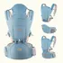 Brastoy Portador Ergonômico Bebê Bolsa Canguru 3 Em 1 Cor Azul celeste