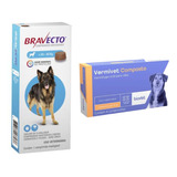 Bravecto Comprimido Para Cachorro De 20 A 40kg + Vermivet 