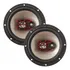 Bravox B3x60 X 6   Preto/prata Triaxial Auto Falante 6