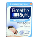 Breathe Right Dilatador Nasal Caixa Com 30 Tiras