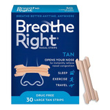 Breathe Right Original Dilatador Nasal Tan 30 Unidades