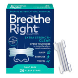 Breathe Rigth Tiras Nasais Força Extra Peles Sensíveis 26un