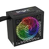 Bright Fonte Atx Rgb, Gamer, Bivolt Automático, Fan 120mm, Ac/dc, Frequência 50~60 Hz50 (650w)
