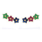 Brinco 3 Florzinha Fixa