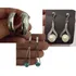 Brinco Aço Cirúrgico Feminino Argola Perola Cristal Atacado