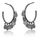 Brinco Argola Chapinhas Redondas