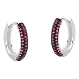 Brinco Argola Click Zirconias